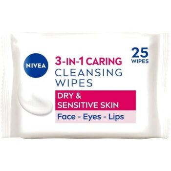 Nivea Biodegradable Face Cleansing Wipes for Dry Skin (25)