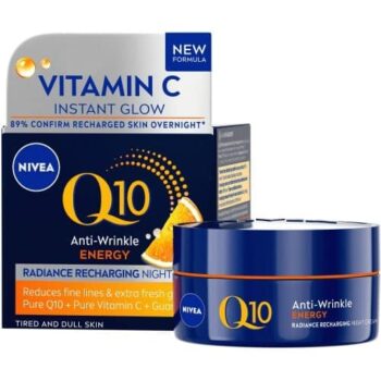 Nivea Q10 Energy Recharging Night Cream with Vitamin C (50ml)
