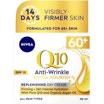 Nivea Q10 Power 60+ Anti-Wrinkle Day Cream SPF15 (50ml)