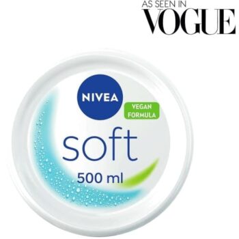 Nivea Soft Moisturiser for Face Hand & Body (500ml)