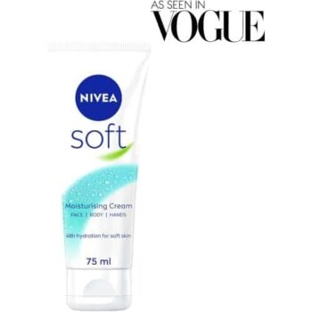 Nivea Soft Moisturiser for Face Hands & Body (75ml)