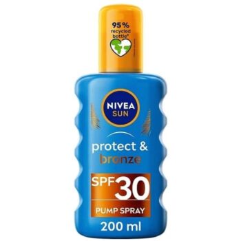 Nivea Sun Tan Activating Sun Spray SPF 30 Protect & Bronze (200ml)