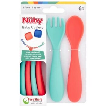 Nuby 3 Baby Cutlery 6+ m