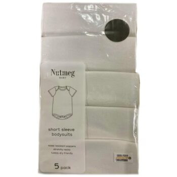 Nutmeg Baby Bodysuits 6-9 Month (5)