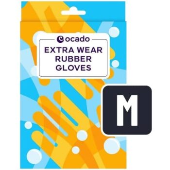 Ocado Extra Wear Household Rubber Gloves Medium 1 pair