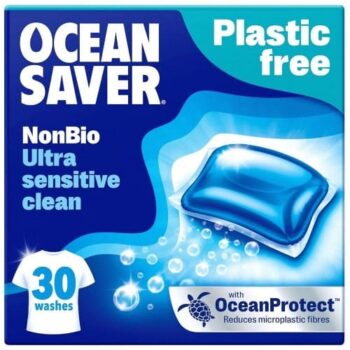 OceanSaver Plastic Free 30 Non-Bio Washing Capsules (420ml)