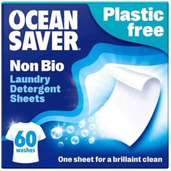 OceanSaver Plastic Free Non-Bio Laundry Detergent Sheets