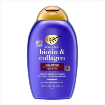 OGX Thick & Full+ Biotin & Collagen pH Balanced Shampoo (385ml)