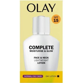 Olay Complete Care Daily UV Moisturiser Fluid SPF15 Normal Oily Skin (100ml)