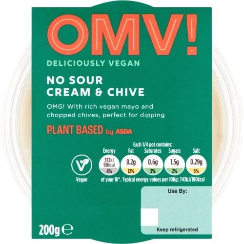 OMV! Deliciously Vegan by Asda No Sour Cream & Chive