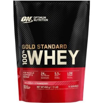 Optimum Nutrition Delicious Strawberry Whey Protein Powder (450g)