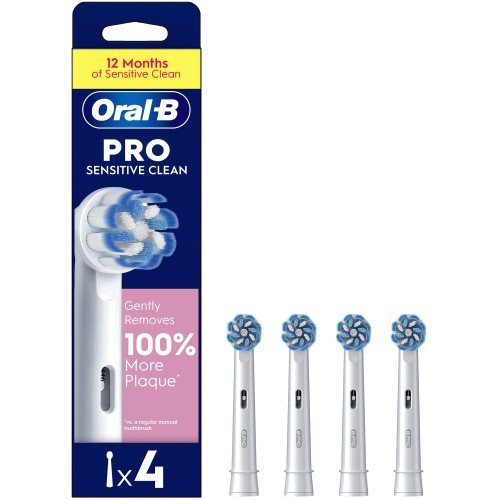 Oral-B Sensiclean Toothbrush Heads (4)