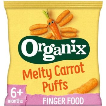 Organix Melty Organic Carrot Baby Puffs 6+ Months Snack (20g)