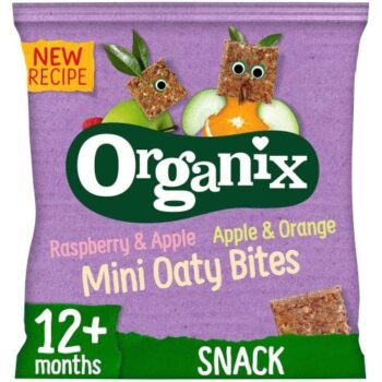 Organix Organic Oat Toddler Snack Bar Bites110g New 2023 (110g)