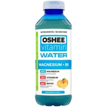 Oshee Vitamin Water Lemon & Orange Flavour Magnesium + B6 Robert Lewandowski Edition (555ml)