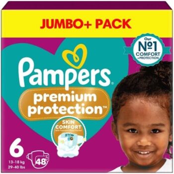 Pampers Active Fit Nappies Size 6 Jumbo+ Pack