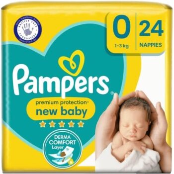 Pampers New Baby Nappies Size Carry Pack