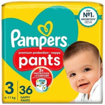 Pampers Pants Pull-On Size 3 Midi (36)