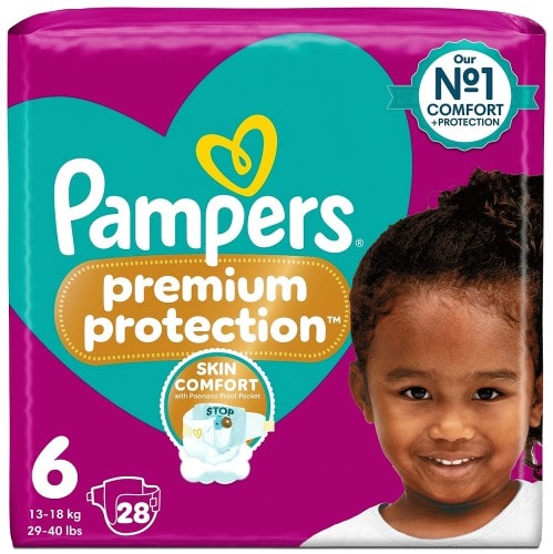 Pampers Premium Protection Size 6 28 Nappies (28)