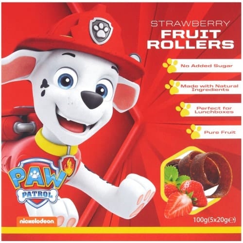 Paw Patrol Strawberry Fruit Rollers