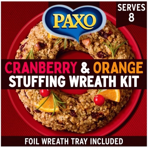 Paxo Cranberry & Orange Stuffing Wreath Kit