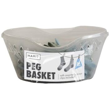 Peg Basket With Pegs