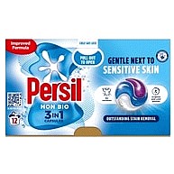 Persil 3 in 1 Washing Capsules Non Bio 12 washes (12w, 19ml)