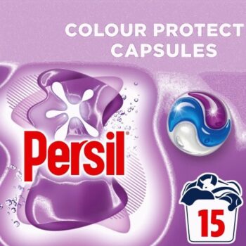Persil Colour Protect 3 in 1 Laundry Detergent Washing Capsules 15 Washes (15 x 405g)