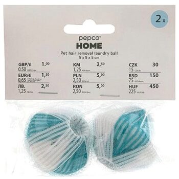 Pet Hair Removal Laundry Ball (2Pack)