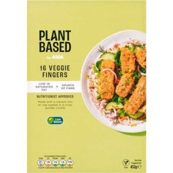 Plant Based by ASDA 16 Veggie Fingers