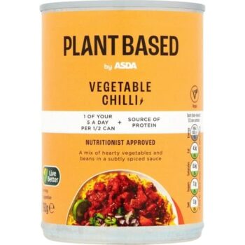 Plant Based by ASDA Vegetable Chilli