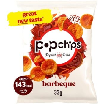 Popchips Barbeque Grab Bag Crisps (33g)