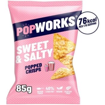 PopWorks Sweet & Salty Sharing Popped Crisps (85g)