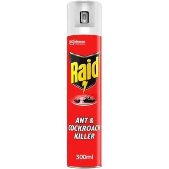 Raid Ant & Cockroach Insect Killer Aerosol Spray (300ml)