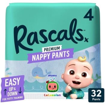 Rascals Cocomelon Size 4 Nappy Pants (32)