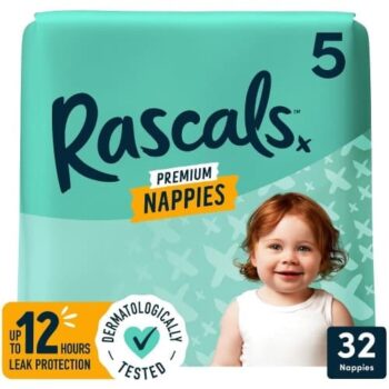 Rascals Premium Nappies Size 5 (32)