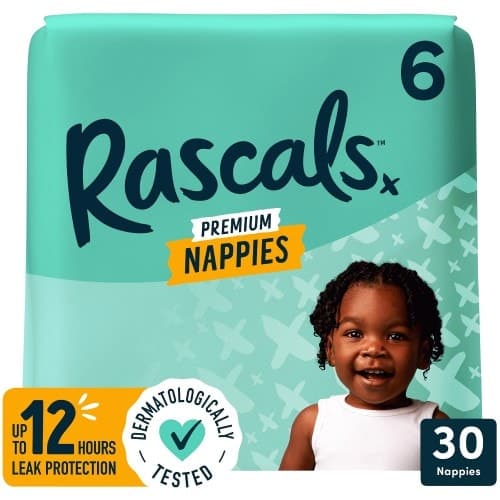 Rascals Premium Nappies Size 6 (30)