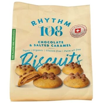 Rhythm 108 Chocolate & Salted Caramel Biscuits (135g)