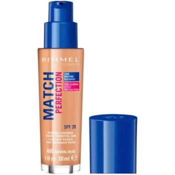 Rimmel London Match Perfection SPF20 Foundation 400 Beige (30ml)