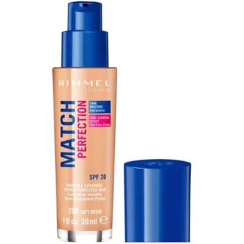 Rimmel Match Perfection Foundation SPF 20 Soft Beige (30ml)