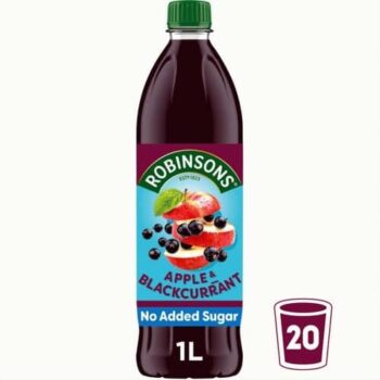 Robinsons Apple & Blackcurrant Squash No Added Sugar (1 Litre)