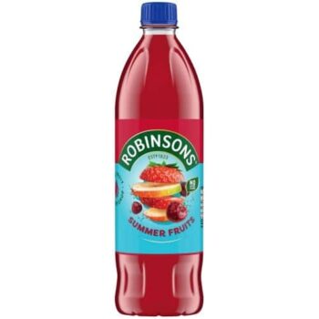 Robinsons Single Strength Summerfruits Squash No Added Sugar (1 Litre)