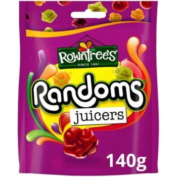 Rowntree's Randoms Juicers Sweets Sharing Bag (140g)