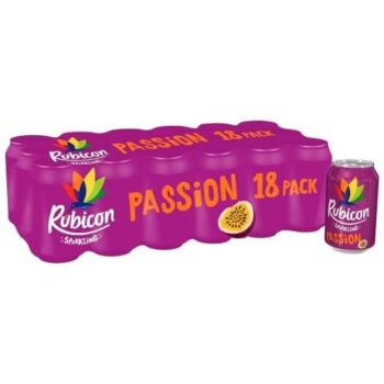 Rubicon Sparkling Passion Juice (18 x 330ml)