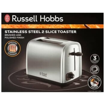 Russell Hobbs Stainless Steel 2 Slice Toaster