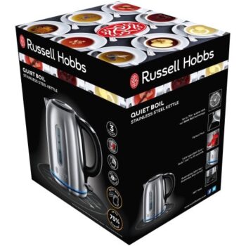 Russell Hobbs Stainless Steel Quiet Boil Kettle 20460 Buckingham