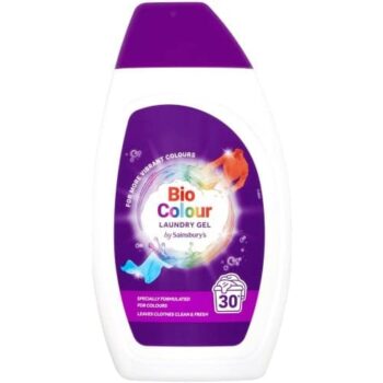 Sainsbury's Colour Bio Laundry Gel 30 Washes (900ml)
