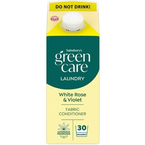 Sainsbury's Greencare Laundry White Rose & Violet Fabric Conditioner (750ml)