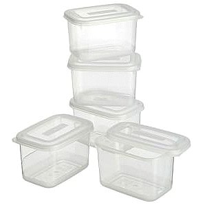 Sainsbury's Home Basics Storage (5 x 220ml)