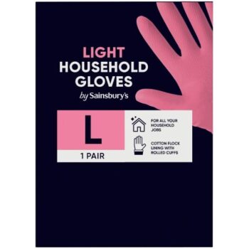 Sainsbury's Light Household Gloves L 1 Pair